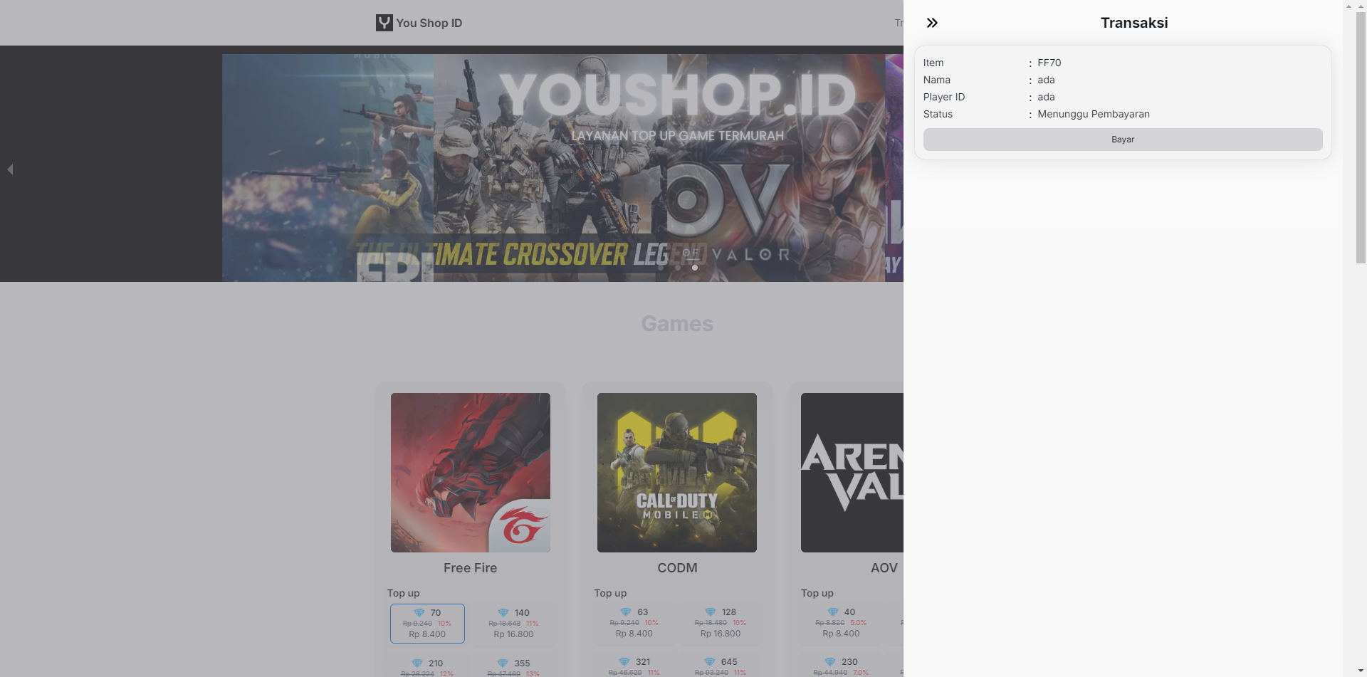 USHOP ID screenshot 6